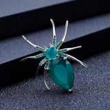 Spider Brooch<br> Esmeralda