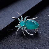 Spider Brooch<br> Esmeralda