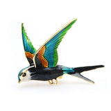 Bird Brooch<br> Flying Spring