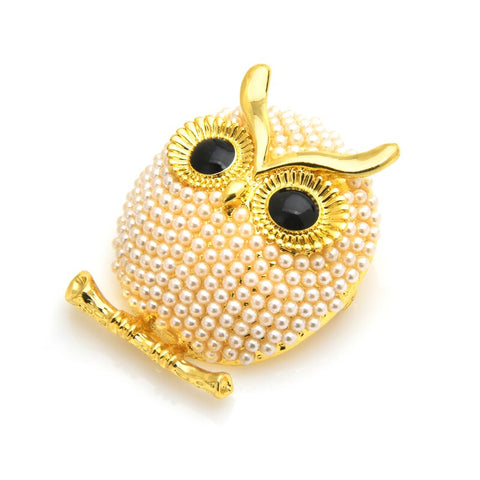 Bird Brooch<br> Curious Eyes