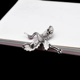 Broche Oiseau <br>Cigogne Féerique