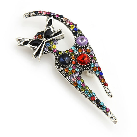 Cat Brooch<br> Sequins