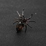 Spider Brooch<br> Chocolate Quartz