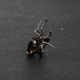 Spider Brooch<br> Chocolate Quartz