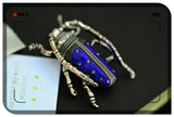 Scarab Brooch<br> Egyptian Blue