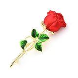 Flower Brooch<br> Natural Rose