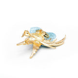 Broche Oiseau <br>Bleu Azur