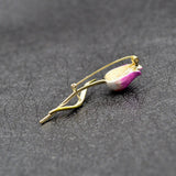 Flower Brooch<br> Pale Pink