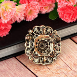 Antique Brooch<br> Rhinestones & Sequins