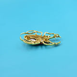 Scarab Brooch<br> Red Crystal Fantasy