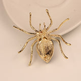 Spider Brooch<br> Crystal Clear