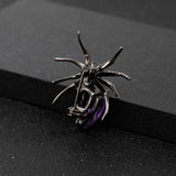 Spider Brooch<br> Eternal Amethyst