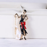 Dog Brooch<br> Emancipated Mistress