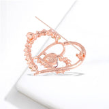 Heart Brooch<br> Shining Desire