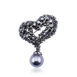 broche coeur illusion