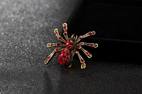 Spider Brooch<br> Magma
