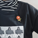 Poppy Flower Brooch<br> Young Shoot