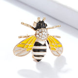 Bee Brooch<br> Zebra Queen