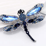 Dragonfly Brooch<br> Crystal Sensual