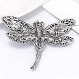 Dragonfly Brooch<br> Crystal Sensual