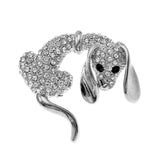 broche chien glossy teckel