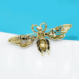 Bee Brooch<br> Amber