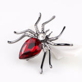 Spider Brooch<br> Incandescent Garnet