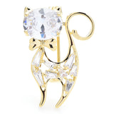 Cat Brooch<br> Alien