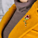 Flower Brooch<br> Vintage Rose
