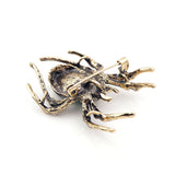 Spider Brooch<br> Jade Crystal