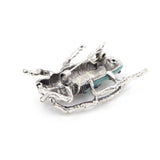 Scarab Brooch<br> Antique Green