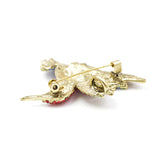 Bird Brooch<br> Flamboyant Hummingbird