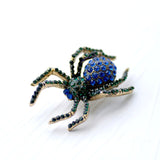 Two-tone Spider Brooch