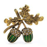 Broche de Noël <br>Noisettes