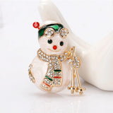 Christmas brooch<br> Snowman