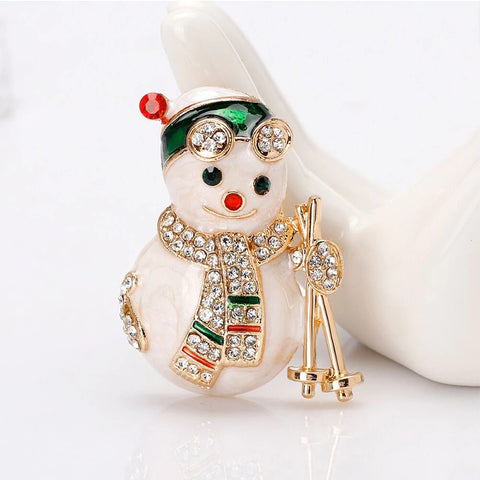 Christmas brooch<br> Snowman