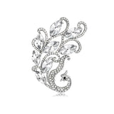 Broche Paon Strass