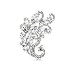 Broche Paon Strass