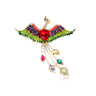 Broche Phoenix Coeur Brillant