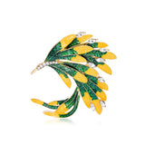 Broche Phoenix Fantaisie jaune