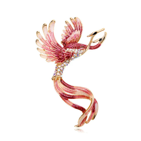 Broche Phoenix Strass