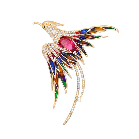 Broche Phoenix Femme