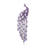 Broche Paon Art Nouveau