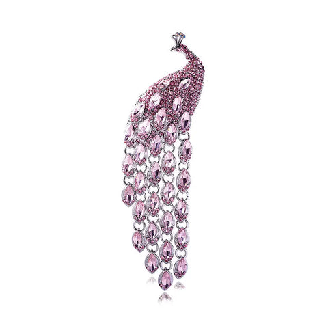 Broche Paon Art Nouveau