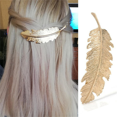 Broche Cheveux<br> Plume