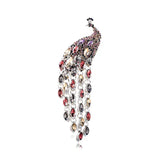 Broche Paon Art Nouveau