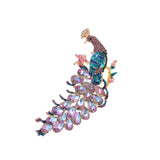 Broche Art Nouveau Paon