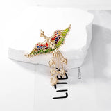 Broche Phoenix Coeur Brillant