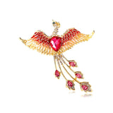 Broche Phoenix Coeur Brillant