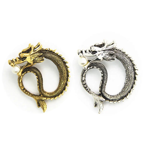 Broche Dragon<br> Chinois Vintage